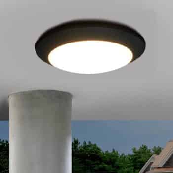 Vonkajšie stropné LED svietidlo Berta, čierne, CCT - Image 2