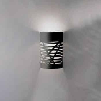 Foscarini Tress piccola nástenné svietidlo, čierna