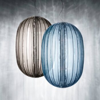Foscarini Plass media závesná lampa E27+GU10, sivá - Image 2