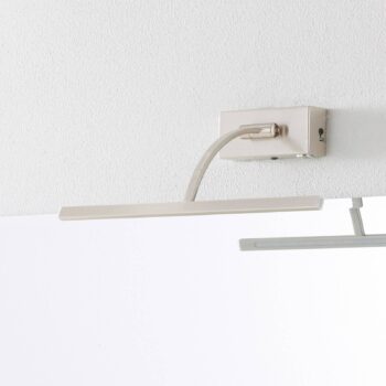 Nástenné LED svetlo Matisse, šírka 34 cm, striebro - Image 2