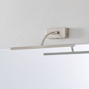 Nástenné LED svetlo Matisse, šírka 45 cm, striebro - Image 2