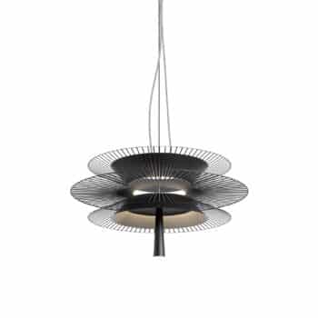 Forestier Gravity 2 závesná lampa Ø 68 cm čierna