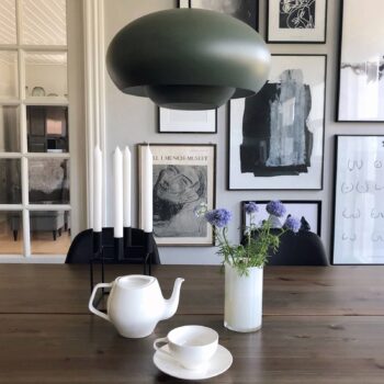FRANDSEN Champ závesná lampa, Ø 38 cm zelená matná - Image 2