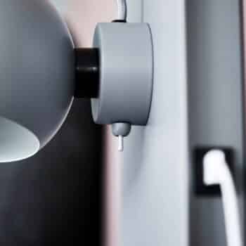 FRANDSEN Ball USB nástenné svietidlo sivá matná - Image 2