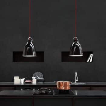 FRITZ HANSEN Caravaggio P2 lesklá čierna - Image 2