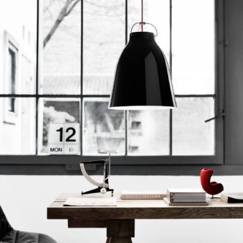 FRITZ HANSEN Caravaggio P3 lesklá čierna - Image 2