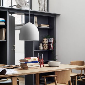 FRITZ HANSEN Suspence P2 závesná Ø 38,5 cm, sivá - Image 2