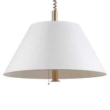 Závesná lampa Rena, tienidlo na lampu biele - Image 3