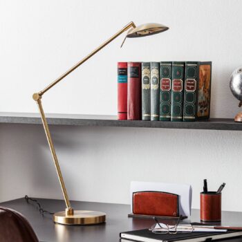 Stmievateľná stolná LED lampa Beatrice mosadz - Image 4