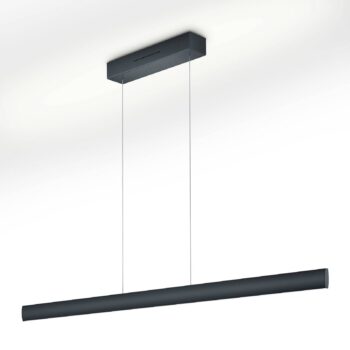 Závesné LED svietidlo Runa, čierne, dĺžka 132 cm - Image 2