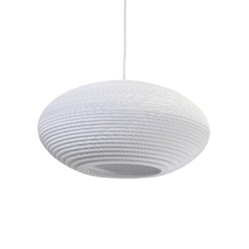 Závesná lampa Disc biela Ø 43 cm - Image 2
