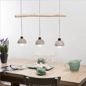 3-plameňová závesná lampa Jebel betónové tienidlá - Image 3