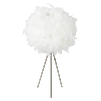 Trojnožka, stolná lampa Katunga s pravým perím - Image 4