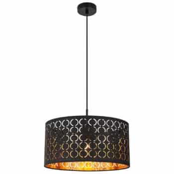 Závesná lampa Harald v orientálnom štýle čierna - Image 4