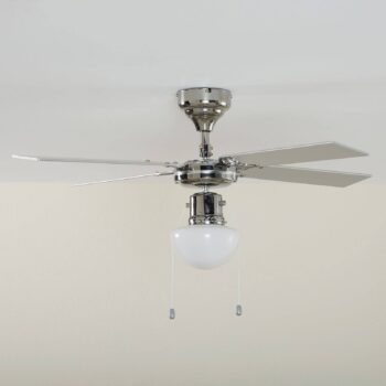 Osvetlený stropný ventilátor Milana, E27 - Image 4