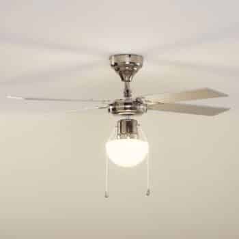 Osvetlený stropný ventilátor Milana, E27 - Image 3