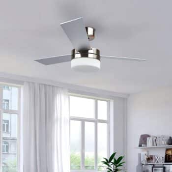 Troj-lopatkový stropný ventilátor Alvin so svetlom - Image 4