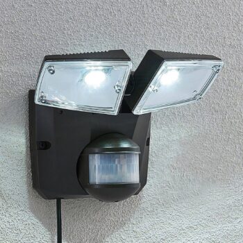 Solárne LED svetlo Ignaz 2-plameňové tmavosivé - Image 3