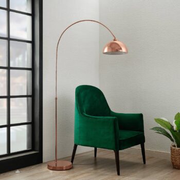 Lindby Lennart stojaca lampa, meď