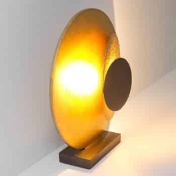 Stolná LED lampa La Bocca výška 43 cm, zlato-hnedá - Image 2