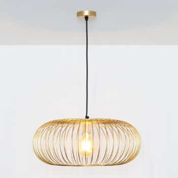 Závesná lampa Protetto, zlatá, Ø 40 cm - Image 2