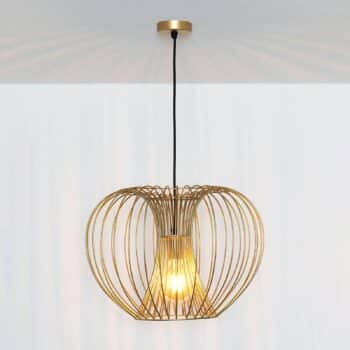 Závesná lampa Protetto, zlatá, Ø 42 cm - Image 2