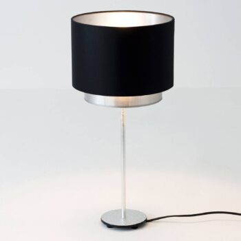 Stolná lampa Mattia, chintz-čierna/strieborná - Image 2