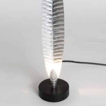 Stolná lampa Penna striebro výška 38 cm - Image 2