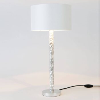 Stolná lampa Cancelliere Rotonda biela/striebro 57 - Image 2