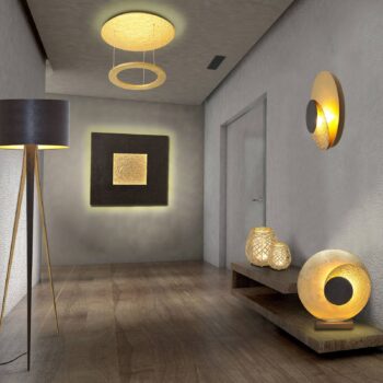 Stropné LED svietidlo Venere, zlaté - Image 2