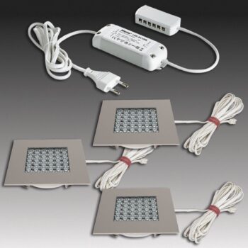 Q 68 LED zapustená lampa ušľachtilá oceľ, sada 5 - Image 2