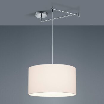 Helestra Certo závesná lampa valec 1-pl., biela - Image 2