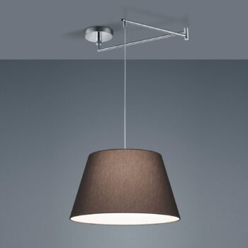 Helestra Certo závesná lampa kužeľ 1pl., antracit - Image 2
