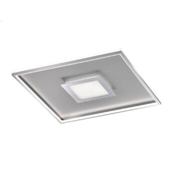 LED stropná lampa Bug, štvorcová, chróm 60x60 cm - Image 2