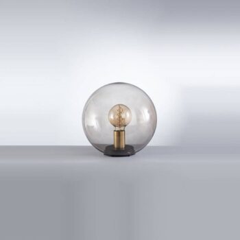 Stolná lampa Dini s guľovým tienidlom zo skla 20cm - Image 2