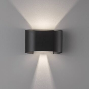 Nástenné LED svietidlo Wall 2-pl. Okrúhle, čierne - Image 2
