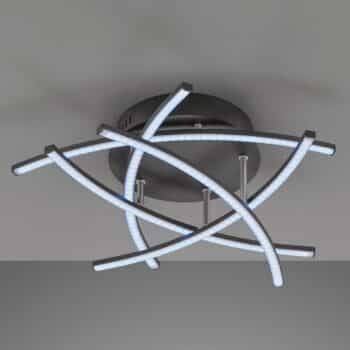 Stropné LED svetlo Cross tunable white 5-pl čierna - Image 2
