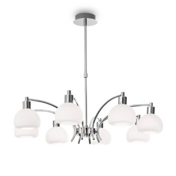 Závesná lampa Tokyo E14 Ø 78 cm 8-plameňová - Image 2