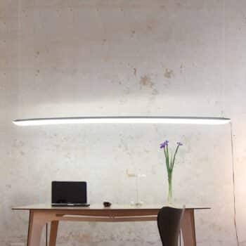Ingo Maurer Blow me up LED svetlo 180 cm striebro