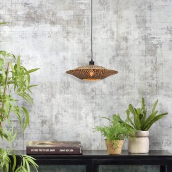 GOOD & MOJO Bali závesná lampa z bambusu, Ø 44 cm
