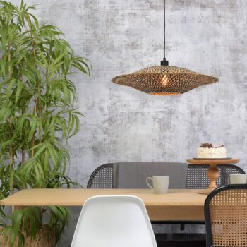 GOOD & MOJO Bali závesná lampa z bambusu, Ø 60 cm