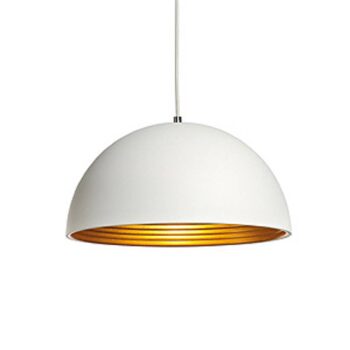 SLV Forchini M PD-2 závesná lampa 40cm biela/zlatá - Image 2