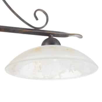 Závesná lampa Dana štýl vidiecky dom 2-plameňová - Image 3