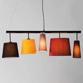 KARE Parecchi Colore – závesná lampa päť tienidiel - Image 2