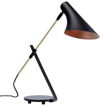 KARE Axe stolná lampa čierna, kontrastné detaily - Image 2