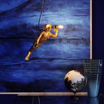 KARE Animal Diver Monkey závesná lampa