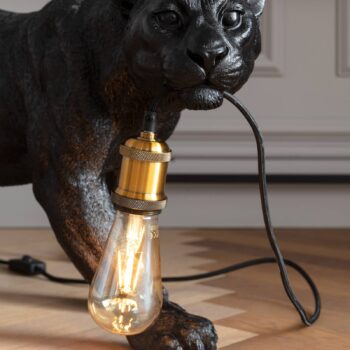 KARE Animal Bagheera stolná lampa čierny panter - Image 2