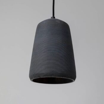 KARE Dining Concrete závesná lampa, 3-pl., čierna - Image 2