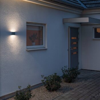 Vonkajšie nástenné LED Chieri 11 cm antracit - Image 2