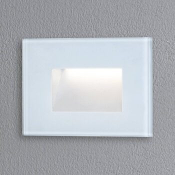 Vonkajšie nástenné LED Chieri, 12 x 8 cm, biele - Image 2
